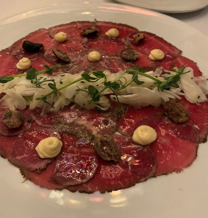 Tagliatelle and Carpaccio